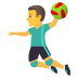 🤾‍♂️ man playing handball display on JoyPixels